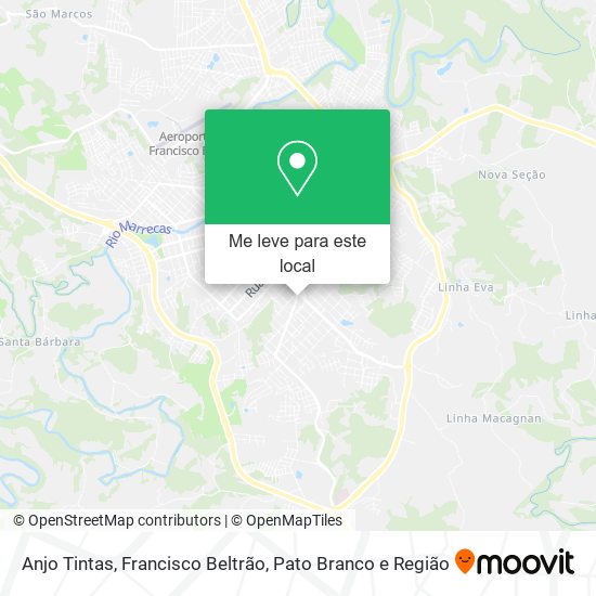 Anjo Tintas mapa