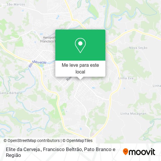 Elite da Cerveja. mapa
