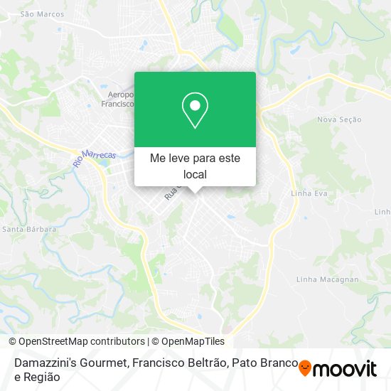 Damazzini's Gourmet mapa