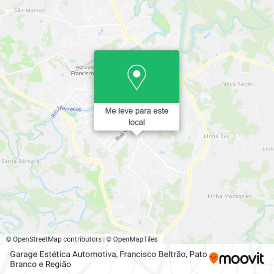 Garage Estética Automotiva mapa