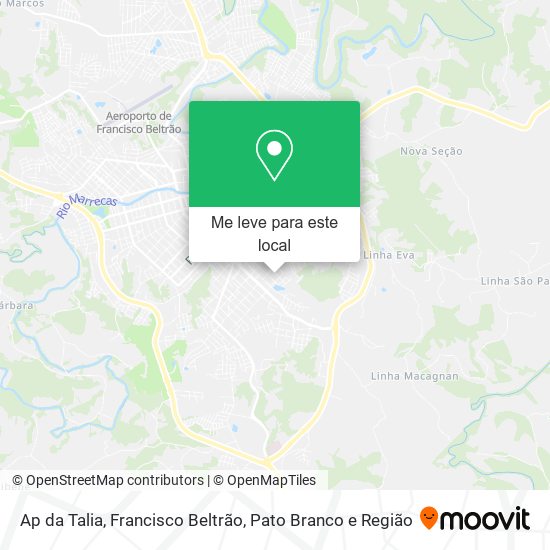 Ap da Talia mapa
