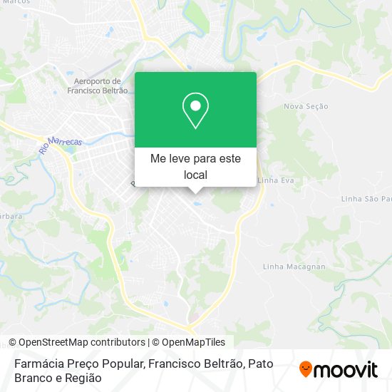 Farmácia Preço Popular mapa