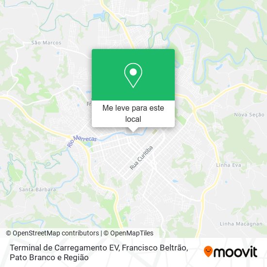Terminal de Carregamento EV mapa