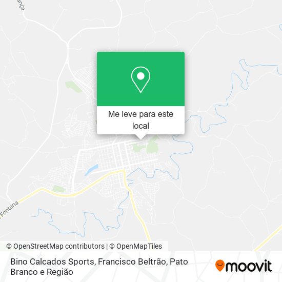 Bino Calcados Sports mapa