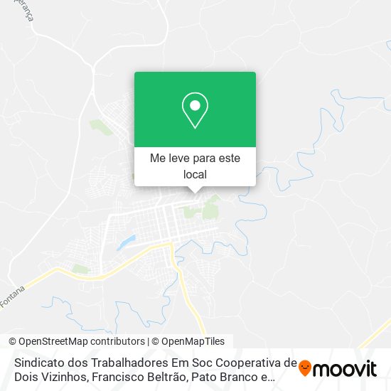 Sindicato dos Trabalhadores Em Soc Cooperativa de Dois Vizinhos mapa