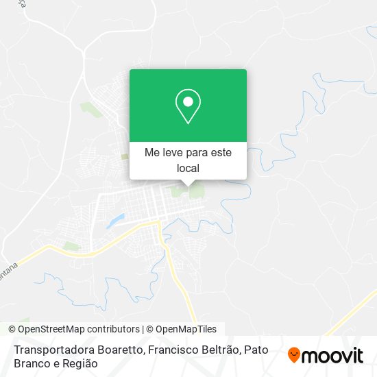 Transportadora Boaretto mapa