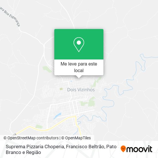 Suprema Pizzaria Choperia mapa