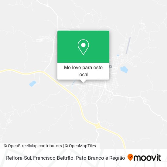 Reflora-Sul mapa