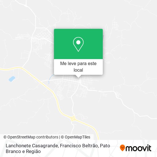 Lanchonete Casagrande mapa