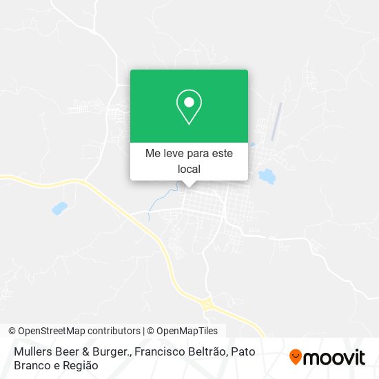 Mullers Beer & Burger. mapa