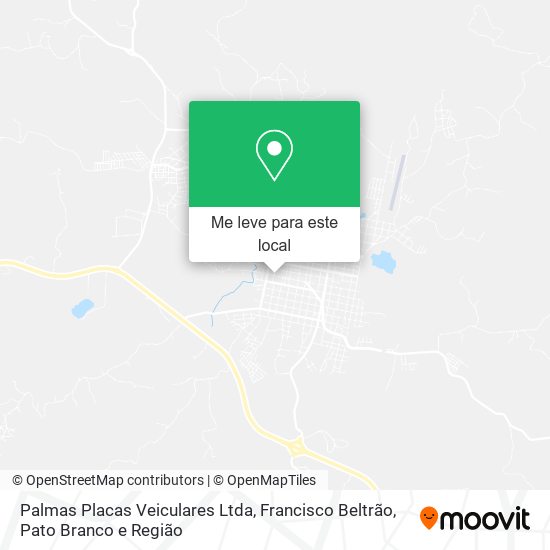 Palmas Placas Veiculares Ltda mapa