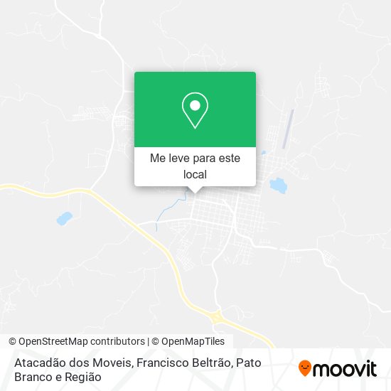 Atacadão dos Moveis mapa