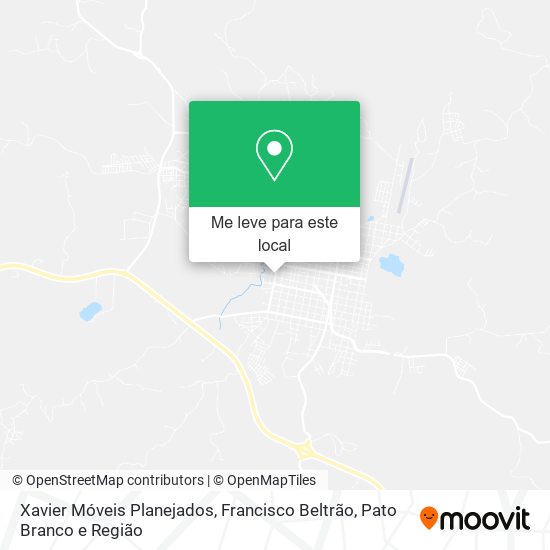 Xavier Móveis Planejados mapa