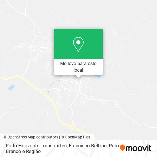 Rodo Horizonte Transportes mapa