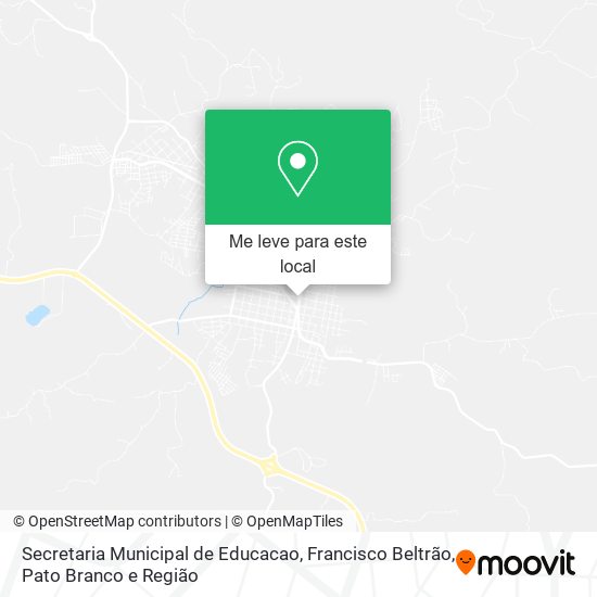 Secretaria Municipal de Educacao mapa