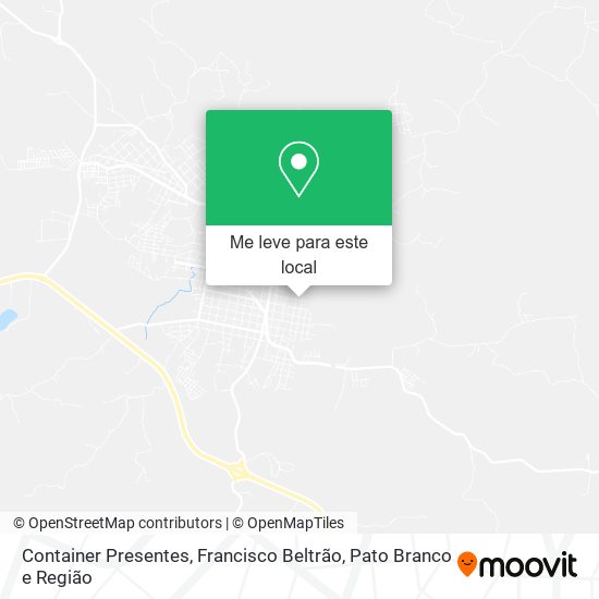 Container Presentes mapa