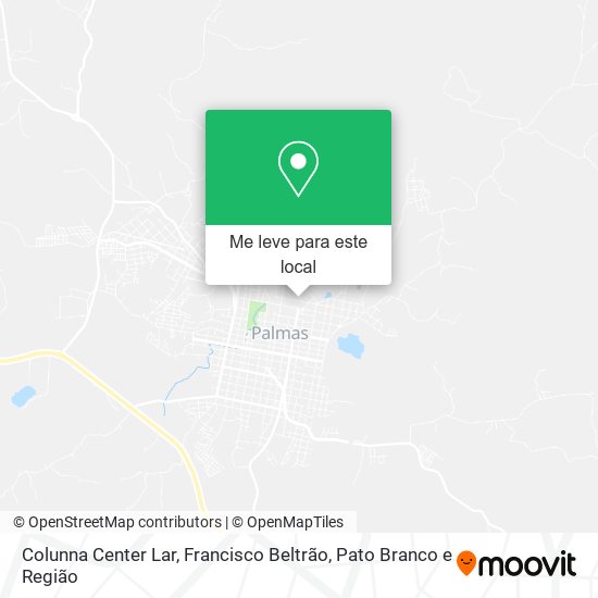 Colunna Center Lar mapa