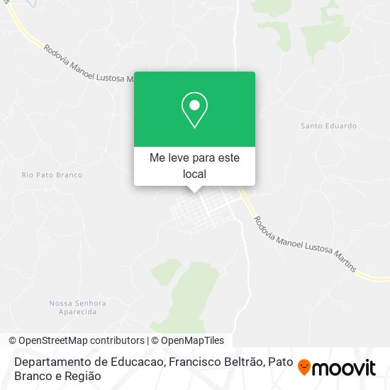 Departamento de Educacao mapa