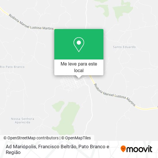 Ad Mariópolis mapa