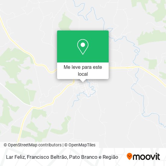Lar Feliz mapa