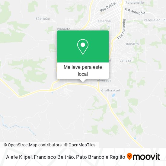 Alefe Klipel mapa