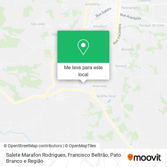 Salete Marafon Rodrigues mapa
