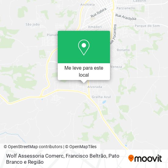 Wolf Assessoria Comerc mapa