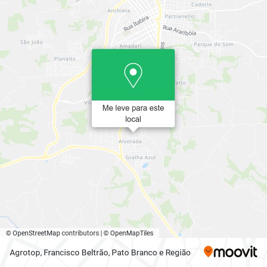 Agrotop mapa