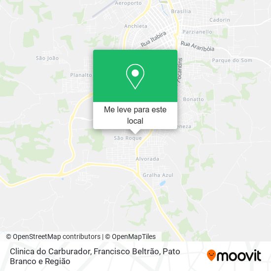 Clinica do Carburador mapa