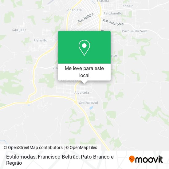 Estilomodas mapa