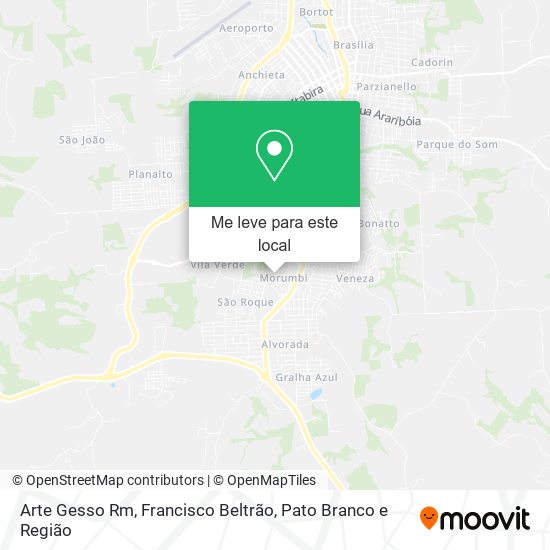 Arte Gesso Rm mapa