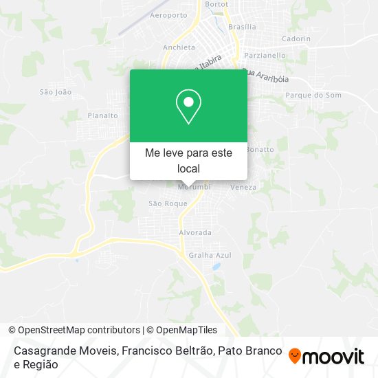 Casagrande Moveis mapa