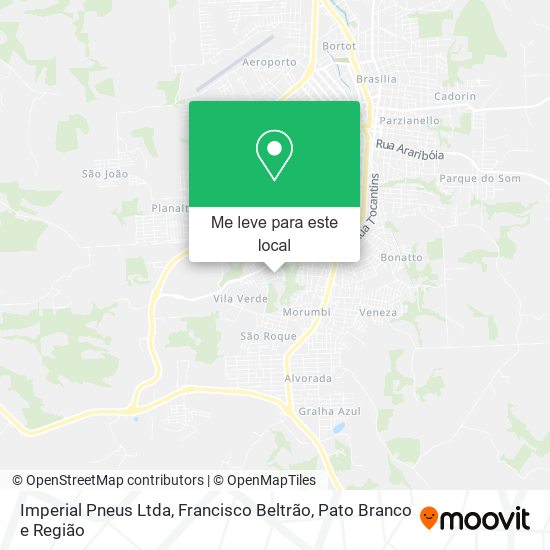 Imperial Pneus Ltda mapa