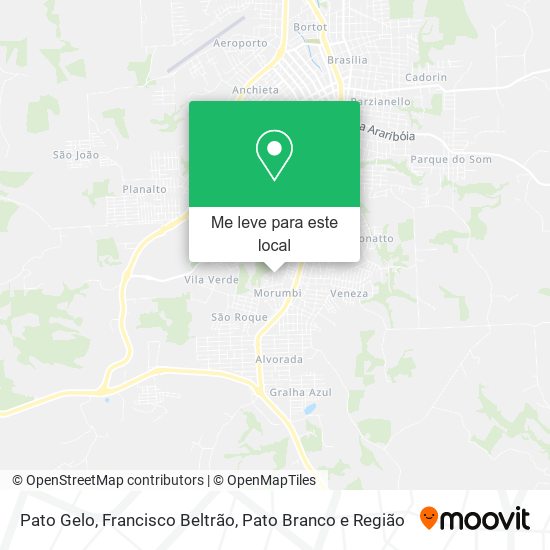 Pato Gelo mapa