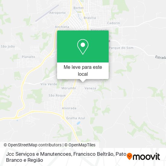 Jcc Serviços e Manutencoes mapa