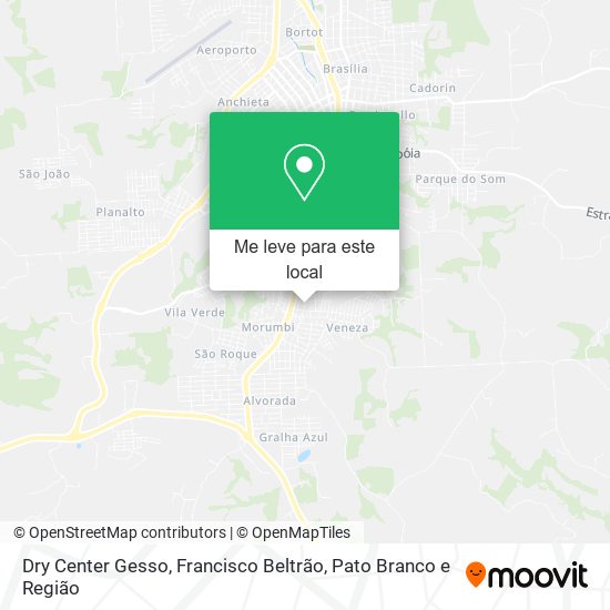 Dry Center Gesso mapa