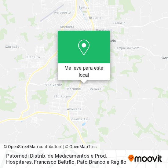 Patomedi Distrib. de Medicamentos e Prod. Hospitares mapa