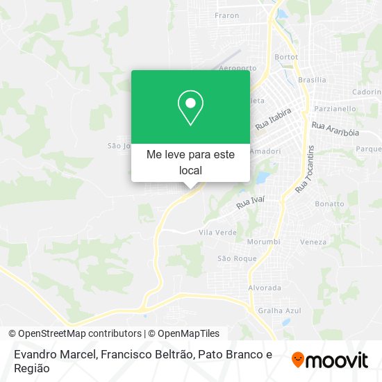 Evandro Marcel mapa