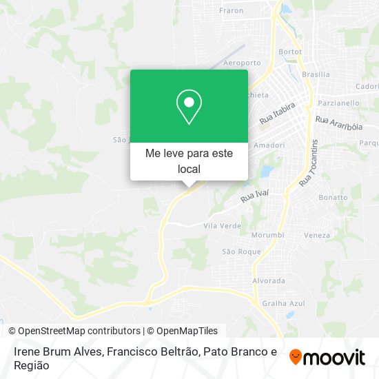 Irene Brum Alves mapa