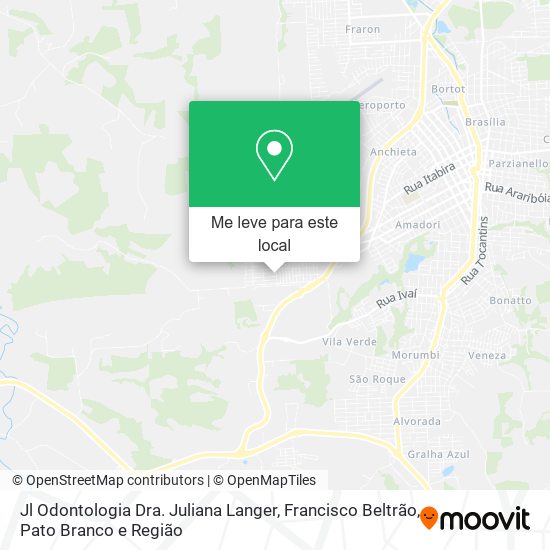 Jl Odontologia Dra. Juliana Langer mapa