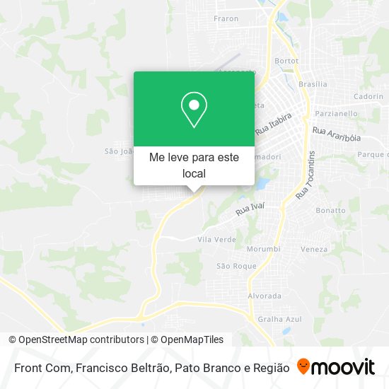 Front Com mapa