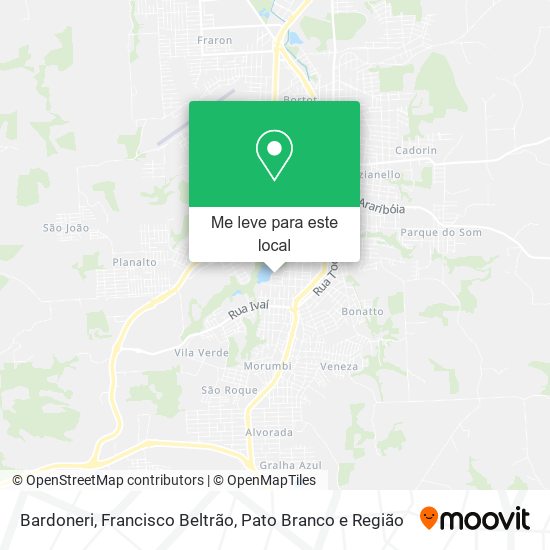 Bardoneri mapa