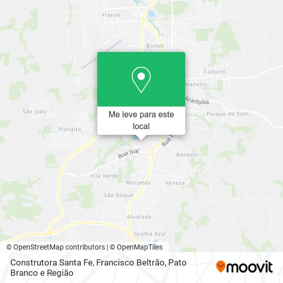 Construtora Santa Fe mapa