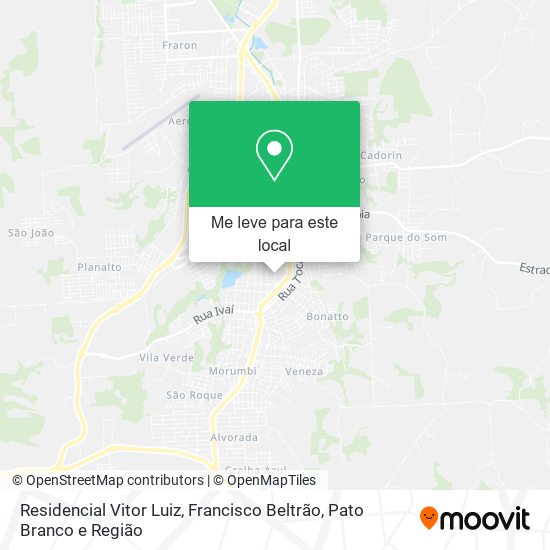 Residencial Vitor Luiz mapa