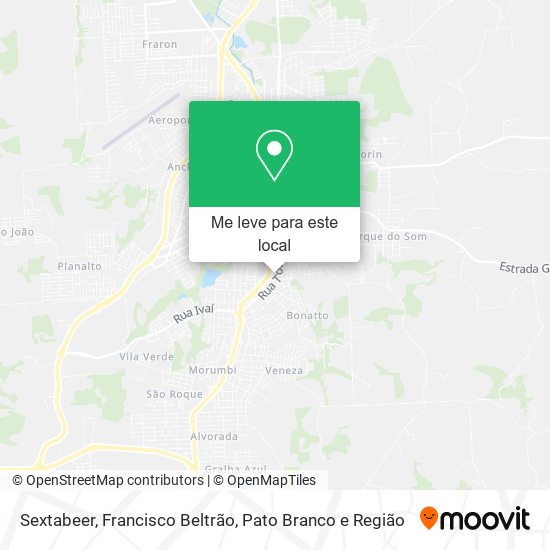 Sextabeer mapa