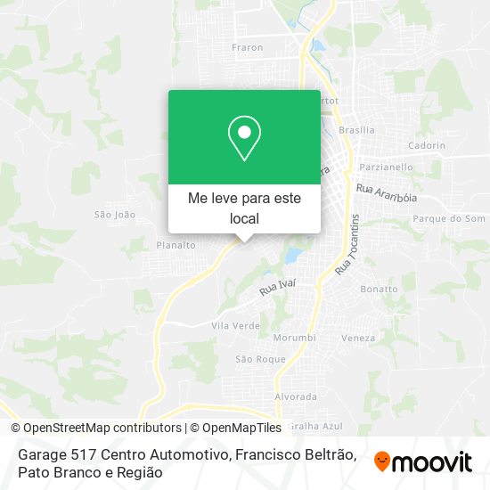 Garage 517 Centro Automotivo mapa