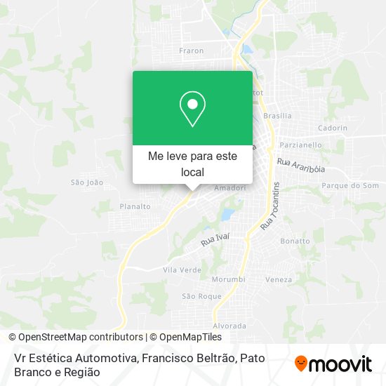 Vr Estética Automotiva mapa
