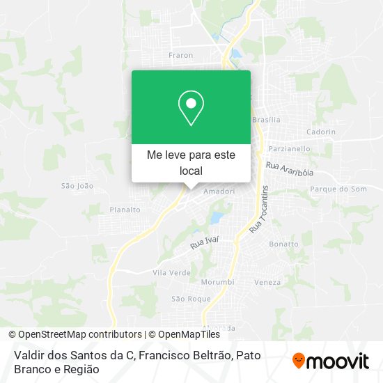 Valdir dos Santos da C mapa