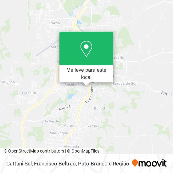 Cattani Sul mapa