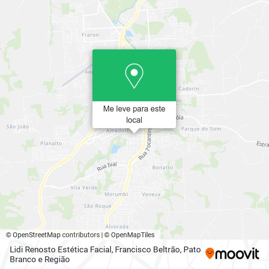 Lidi Renosto Estética Facial mapa